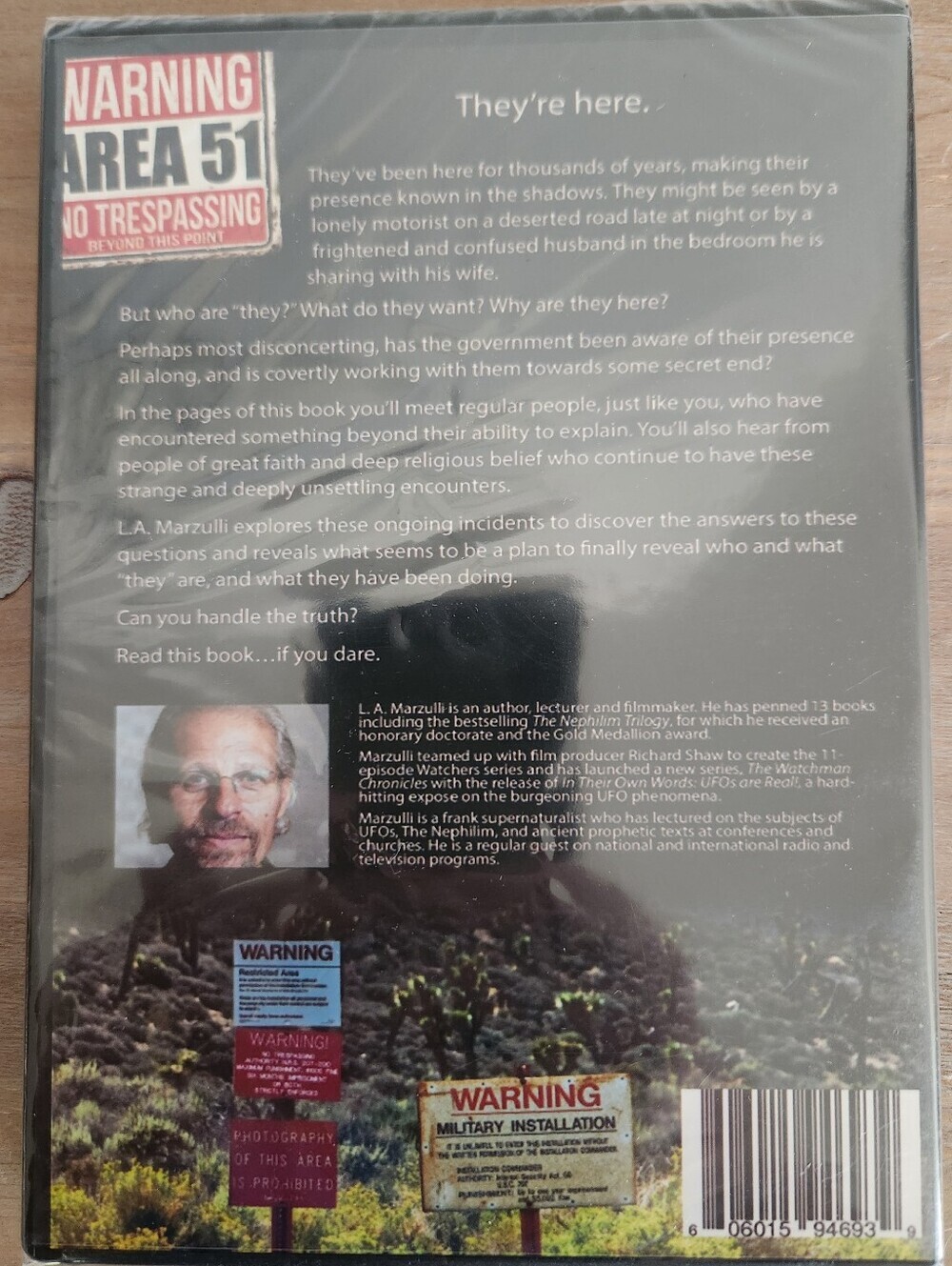 🆕 NEW Sealed L.A. Marzulli UFO Disclosure Documentary DVD 🛸 Ufo Uap Alien - Picture 4 of 9